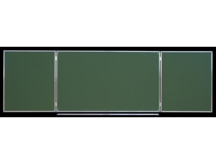 Tablica tryptyk zielona 2,40 x 1,00 m typ A