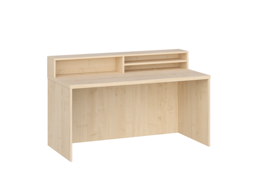 KUJAWIAK PREMIO Biurko gabinetowe typu recepcja z nadstawką dł. 1800 mm - F.H.U. Supellex - Meble