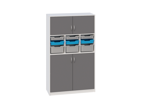 Ultra 325_Szafa z pojemnikami szkolno-przedszkolna - F.H.U. Supellex - Meble