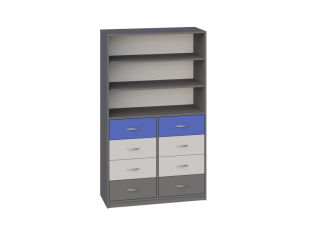 Ultra 326_Regał z szufladami szkolno-przedszkolny