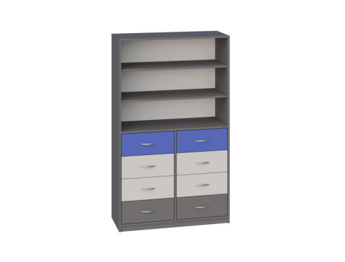 Ultra 327_Regał z szufladami szkolno-przedszkolny - F.H.U. Supellex - Meble