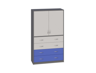 Ultra 328_Szafa z szufladami szkolno-przedszkolna